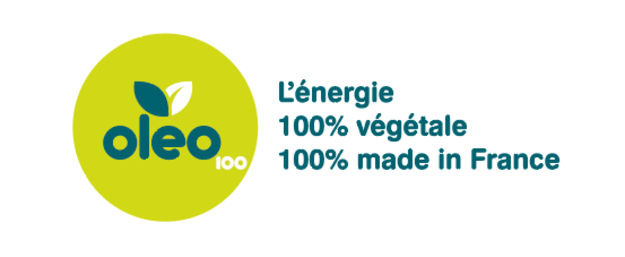 Visuel : Nous roulons avec Oleo100 (biocarburant B100)